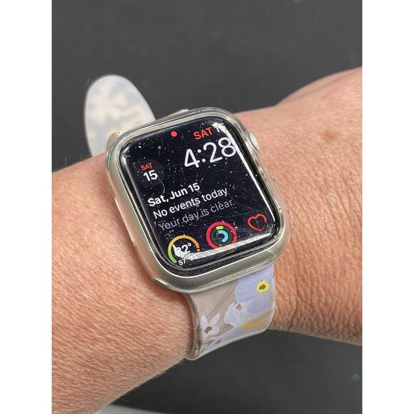 Clear Applewatch Screen Protector Fits Series 8/7/6/5/4/SE 41mm Free Shipping - Picture 7 of 7